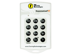 Пульт ResponseCard RF (RF-A) со шрифтом Брайля